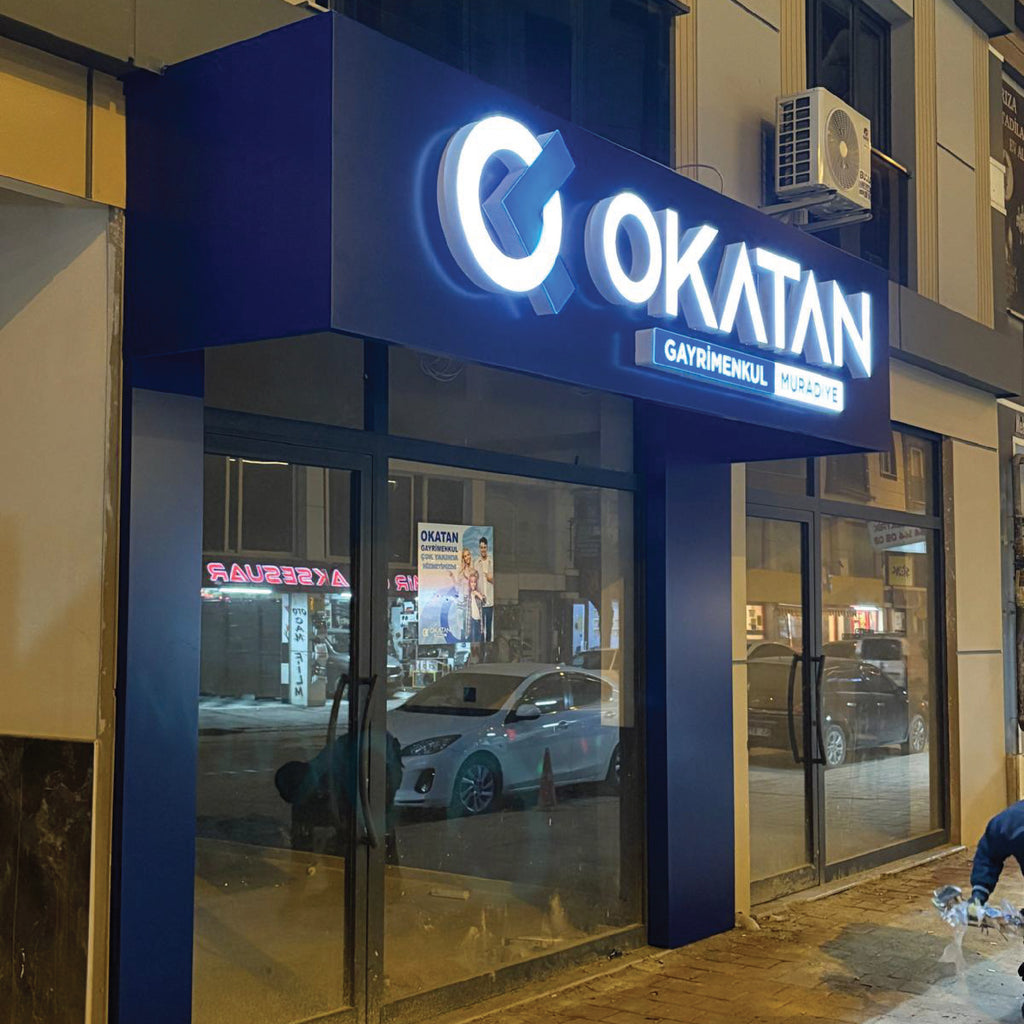 Işıklı Kabartma Harf